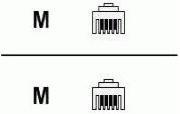 Actual product image Cisco ADSL Cable STRAIGHT RJ11