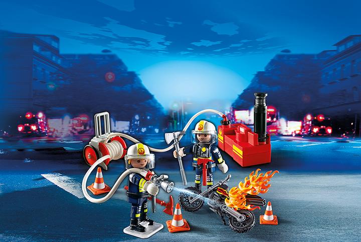Image du produit Playmobil Pompiers avec pompe à incendie (5365)