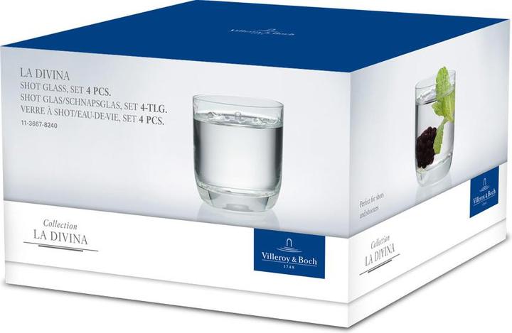 Actual product image Villeroy & Boch Schnapsglas (0.40 dl, 4 x, Shot glass)