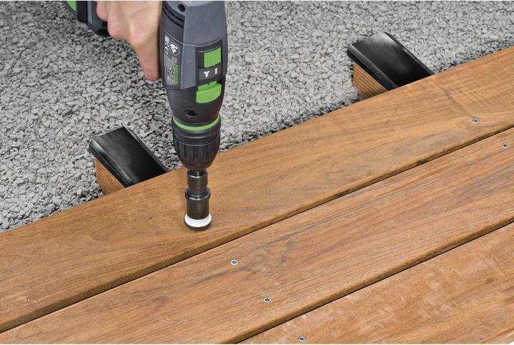 Image du produit Spax Drive Stop Butée de profondeur Support 1/4" avec embout T25 et Rondelles feutre (Six pans creux TX M25)