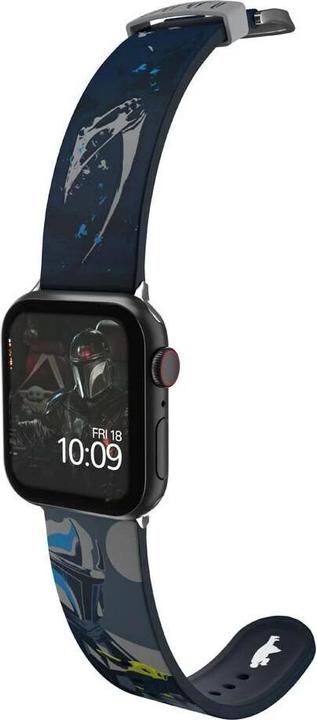 Produktbild Moby Fox Armband Smartwatch Star Wars Beskar Armor 22 mm (22 mm, Edelstahl, Silikon)