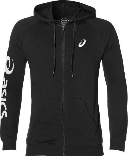 ASICS Performance Big Asics Fz Hoodie Men Perfor. Black/ Brilliant White (XL)
