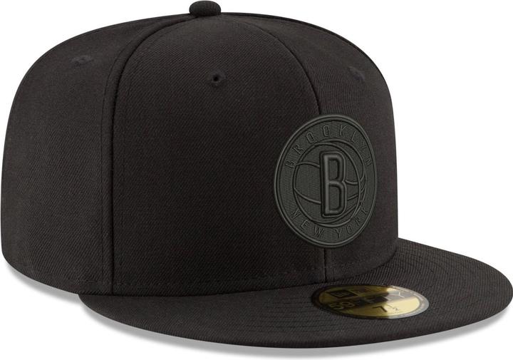 Actual product image New Era 59Fifty Cap - NBA BLACK Brooklyn Nets - 7 1/4 (7 1/4)