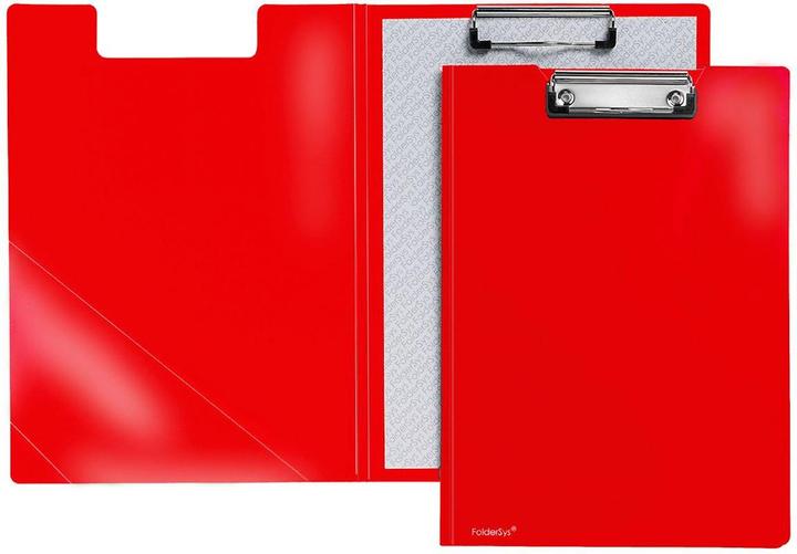 Produktbild Foldersys Klemmbrett-Mappe A4, Klemme mit Kunststoffecken, Dreiecks-Klarsichttasche innen, Farbauswahl, PP
