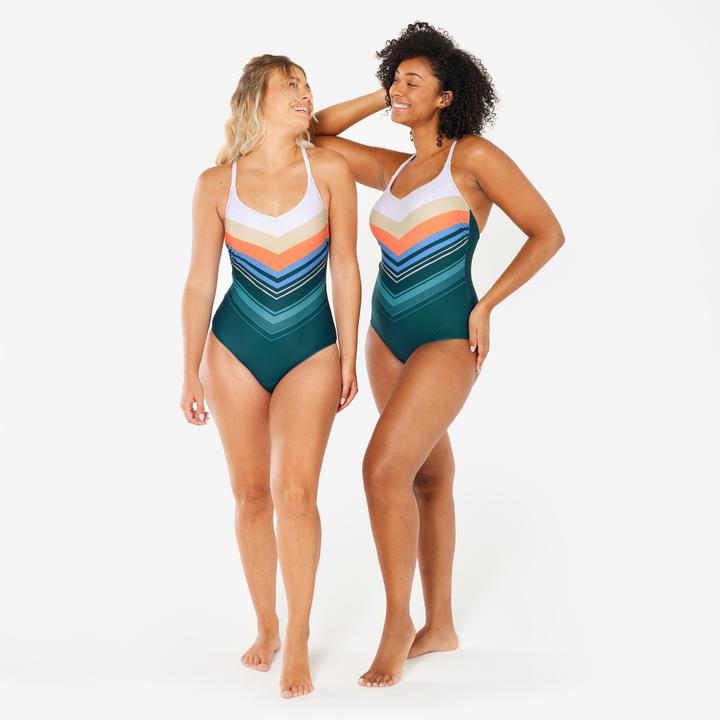 Image du produit Nabaiji Maillot de bain 1 pièce natation Femme - Lila heri bleu (40, 42)