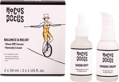 Universal Textiles Hocus Pocus Set Balance Remedy Cream Soothing Cream 30Ml + Show Off! Serum 30Ml