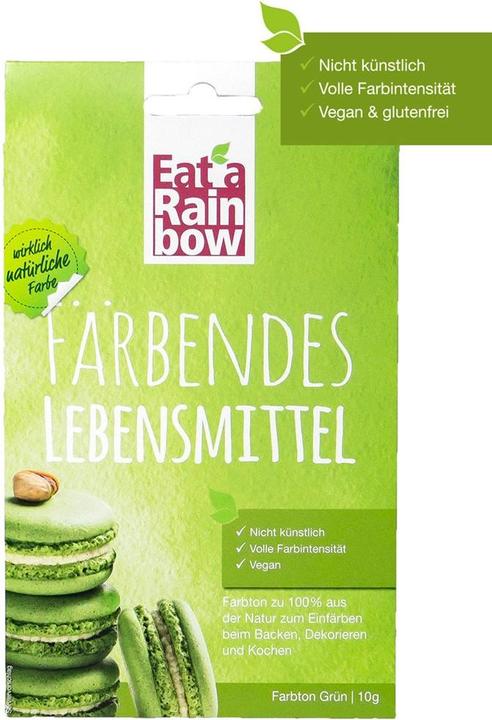 Actual product image Eat a Rainbow Coloring food green (10g)