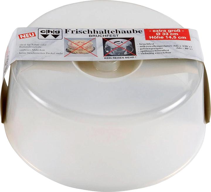 Productafbeelding CHG Deksel voor taartplateau onbreekbaar plastic 14,5cm Ø33cm