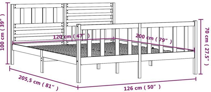 Immagine prodotto VidaXL Neils (120 x 200 cm)