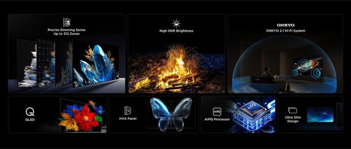 Actual product image TCL 85Q6C (85", Mini-LED, 4K, 2025)