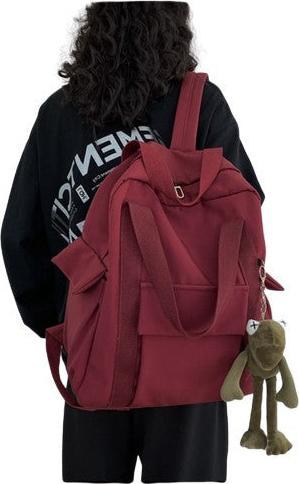 Only-Bags.Store Wasserdichter Rucksack für die Schule, Reiserucksack, Nylonrucksack, Schulrucksack, minimalistische