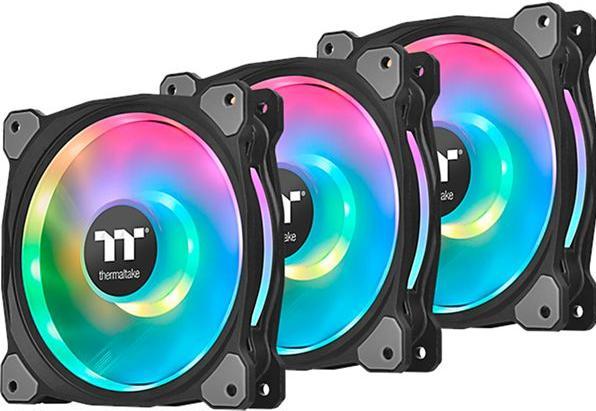 Actual product image Thermaltake Riing Duo 12 RGB LED Fan - 120mm Set of 3 (120 mm, 3 x)