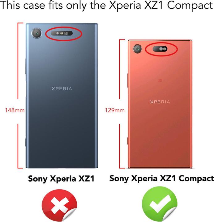 Immagine prodotto Nalia Copertura del telefono cellulare (Sony Xperia XZ1 Compact)