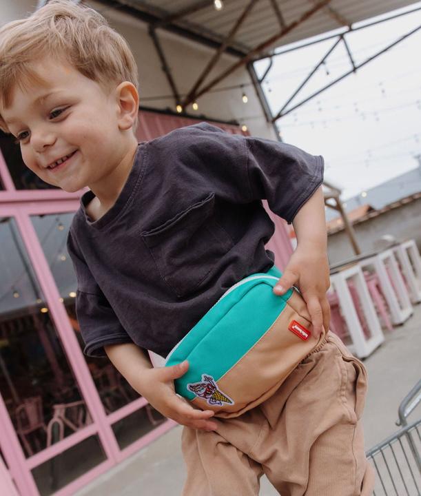 Image du produit Hello Hossy Mini sac banane Gelato - Bleu / Beige
