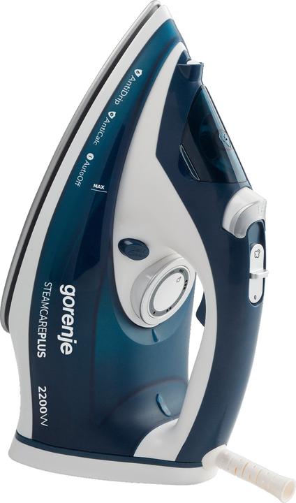 Image du produit Gorenje SIH2200TQC fer Plaque à sole en céramique Bleu (2200 W, 90 g/min)