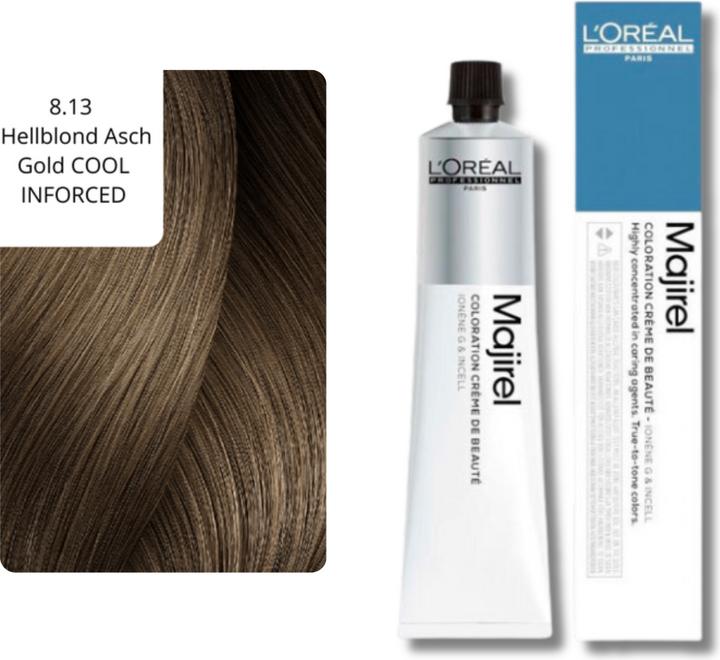 Produktbild L'Oréal Professionnel Majirel (8.13 Hellblond Asch Gold)