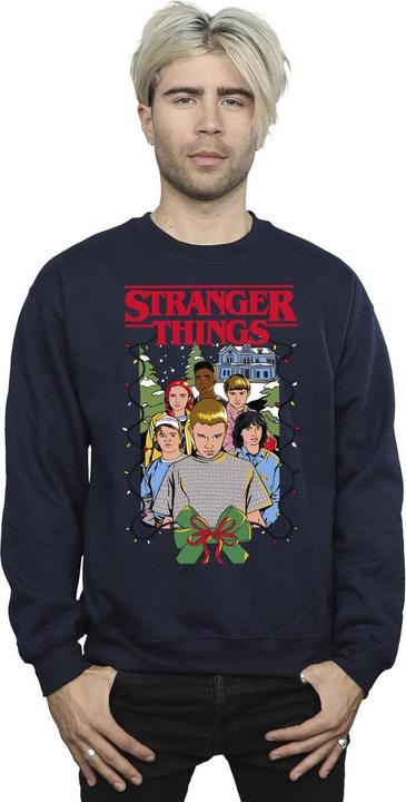 Produktbild Netflix Stranger Things Christmas Poster Sweatshirt (S)