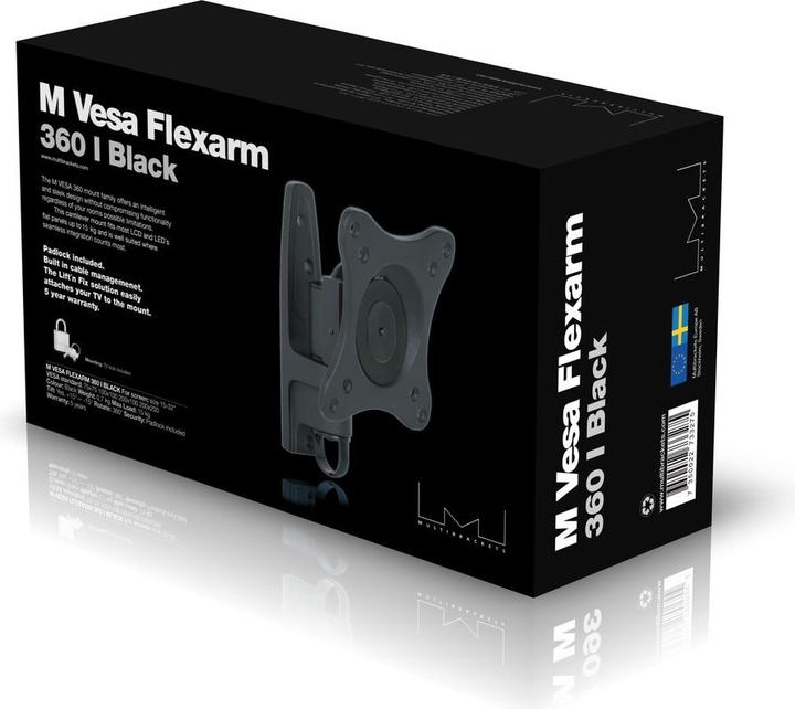 Image du produit Multibrackets VESA bras flexible 360 (Mur, 32", 15 kg)