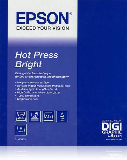 Immagine prodotto Epson S042334 Stampa a caldo a getto d'inchiostro luminoso 330g/m2 610mm x 15m 1 rotolo 1-pack (330 g/m², 1520 cm, 61 cm)