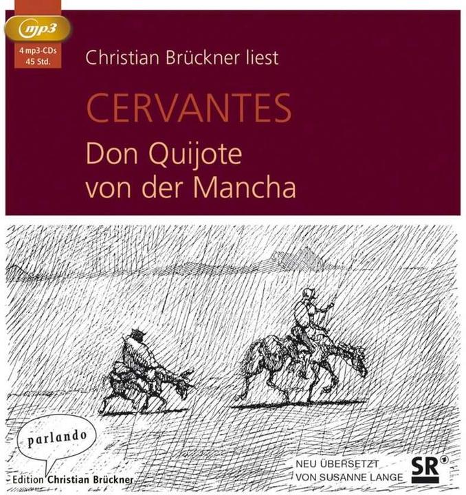 Actual product image Don Quixote of La Mancha (Miguel de Cervantes, Susanne Lange, Christian Bridger, German)