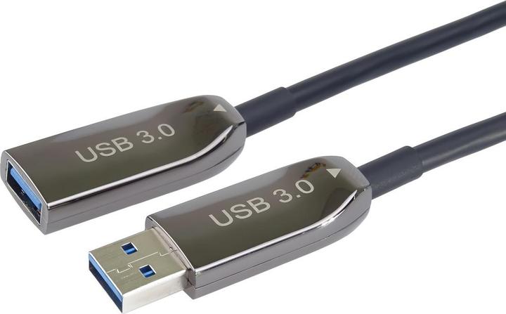 Actual product image PremiumCord USB 3.0 prodlužovací optický AOC cable A/Male - A/Female 10m (10 m, USB 3.2 Gen 1)