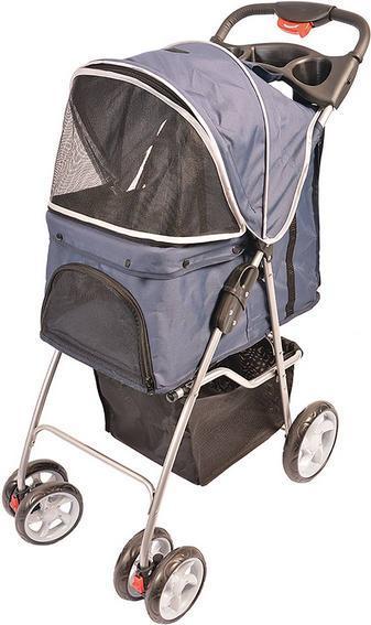 Actual product image Duvoplus Poussette PET BUGGY, 4 roues, 80x46x100cm (Dog, Cat, Foldable)