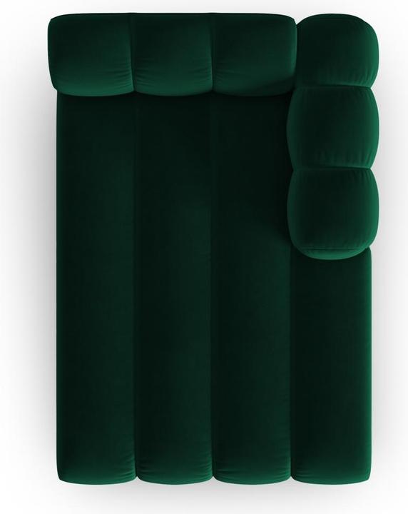 Image du produit Micadoni Velours Méridienne Droite, "Lupine", 2 Places, 117x177x70Fabriqué en Europe (Chaise longue)