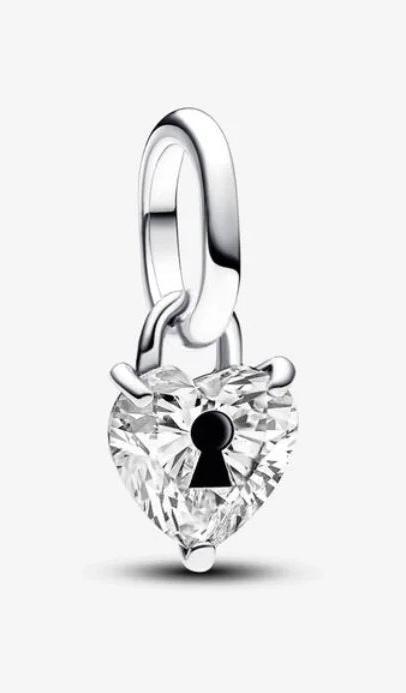 Produktbild Pandora ME Schlüsselloch Herz Mini (Sterlingsilber, Emaille)
