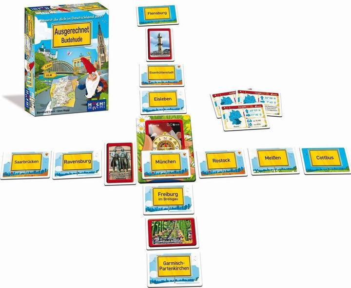 Image du produit 882066 - Ausgerechnet Buxtehude - Jeu de cartes, 2-6 joueurs, dès 10 ans (édition allemande) (Allemand)