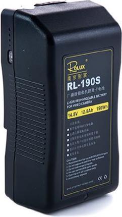 Immagine prodotto Rolux Batteria V-Mount RL-190S 190Wh 14.8V 12800mAh (1 pz., 19000 mAh, Accumulatore di carica elettrica)