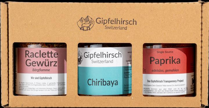 Image du produit Gipfelhirsch Coffret cadeau d'épices à raclette (250 g)