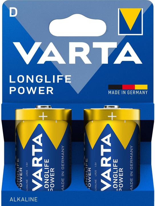 Varta VAR Longlife Power D 2 blist (2 pcs., D, 16500 mAh)