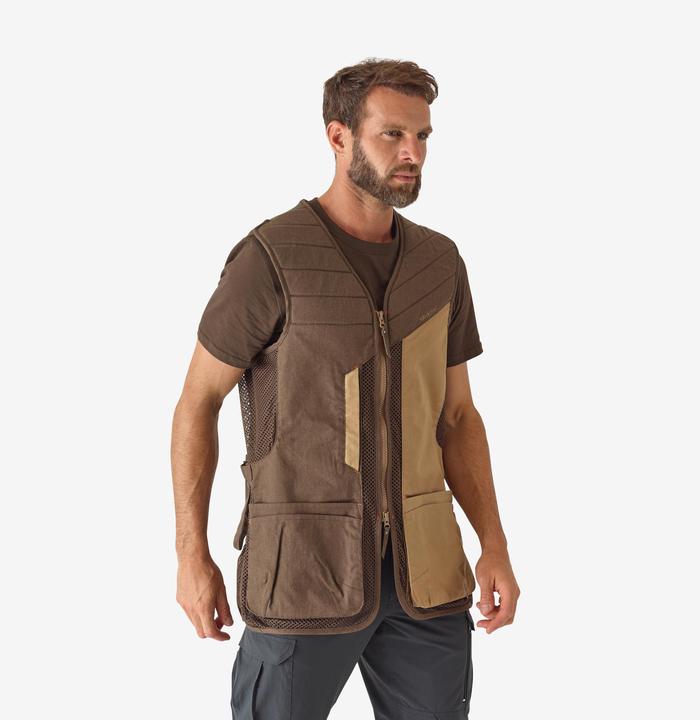 Produktbild Solognac Schiessweste Trap 500 braun (XL)