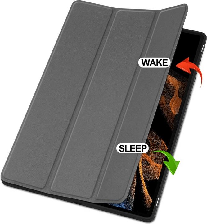 Actual product image Cover-Discount Galaxy Tab S10 Ultra - Smart Case Pencil Holder (Galaxy Tab S10 Ultra)