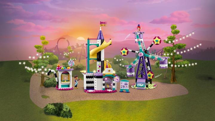 Immagine prodotto LEGO La Ruota panoramica e lo scivolo magici (41689, LEGO Friends)