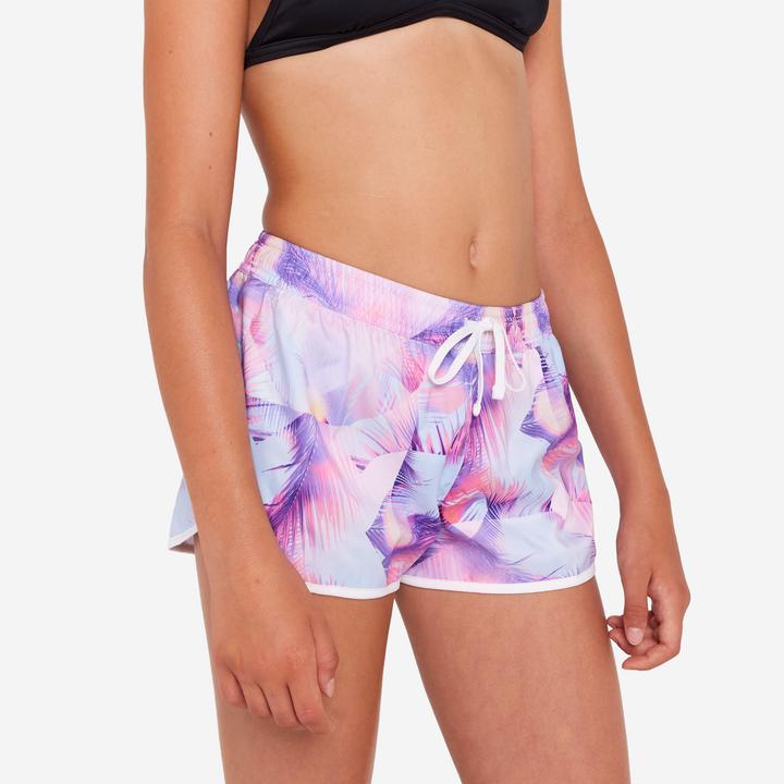 Image du produit Olaian Short de bain surf Fille - Katy posy rose (14, 15, 16)