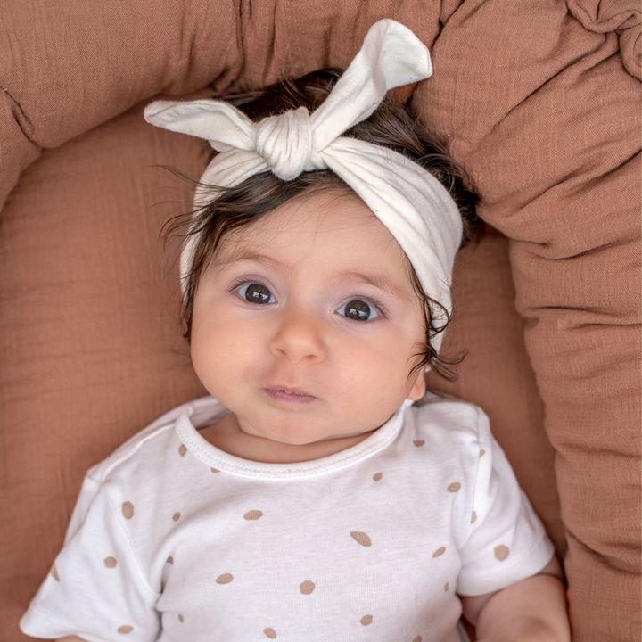 Actual product image Julius Zöllner Baby nest Nido muslin Dune