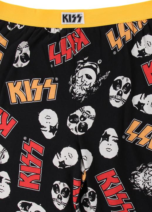 Immagine prodotto Recovered KISS Faces Black Pantoloni da salotto L (L)