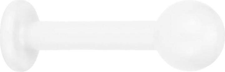 Star Piercing Labret Supernova Pure White mit Kugel (Chirurgenstahl 316L, ohne Messing)