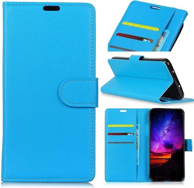 Actual product image MU Classic Litchi Leather Bookcover Series (Sony Xperia XA3)