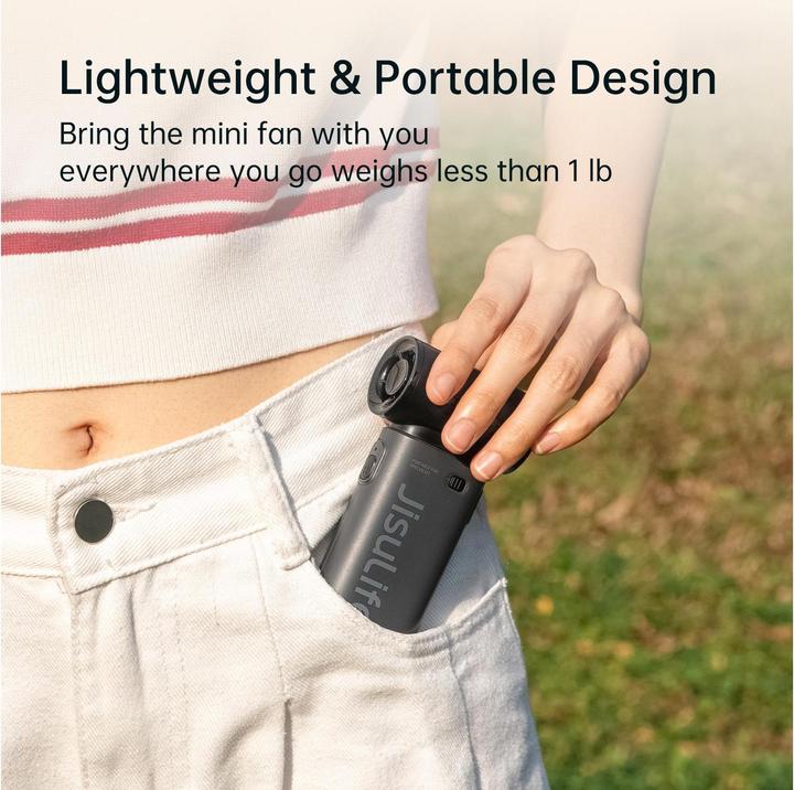 Immagine prodotto Jisulife Handheld Fan Life9 (3600mAh) black