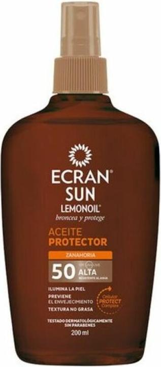 Actual product image Ecran Sun Lemonoil Oil Spray SPF 50 (200 ml) (Suntan oil, SPF 50, 200 ml)