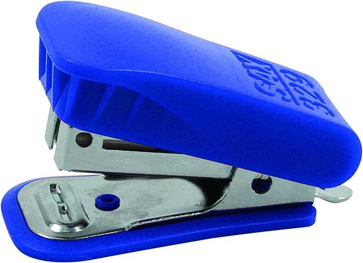 Immagine prodotto SAX Cucitrice 329, pinza fino a 20 fogli, blu, FREE Staples (20 lamelle)