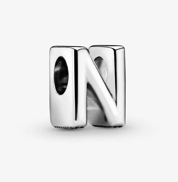 Actual product image Pandora Letter N (Silver)