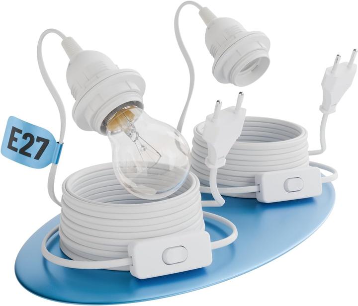 Produktbild greate Lampenfassung E27 mit Schalter & Kabel