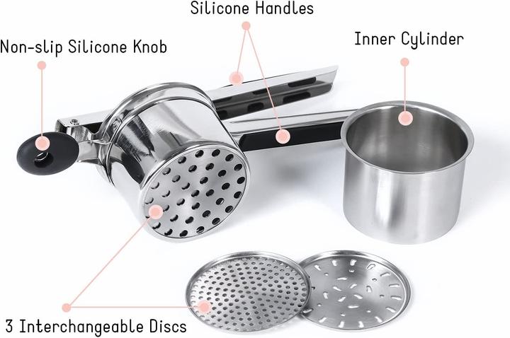 Actual product image Rorence Spaetzle / Potato Press Black