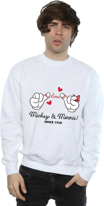 Immagine prodotto Disney Mickey Mouse Love Hands Felpa Uomo (L)
