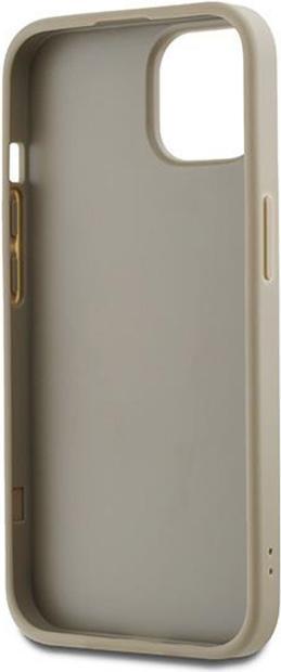 Actual product image DKNY DKHCP15SPBSWSE iPhone 15 / 14 / 13 6.1" beżowy/beige hardcase Wrist Strap Stock Logo (Apple iPhone 14, Apple iPhone 15, Apple iPhone 13)