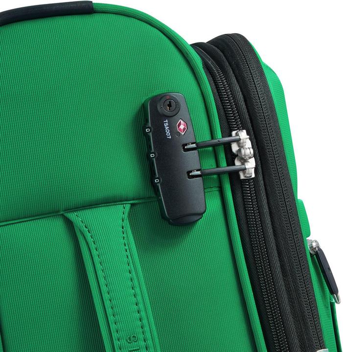 Actual product image Delsey ParisxUnited Colors of Benetton Colour Block 4-wheel cabin trolley S 55 cm with stretch fold (43 l, Hand luggage (up to 50 litres))