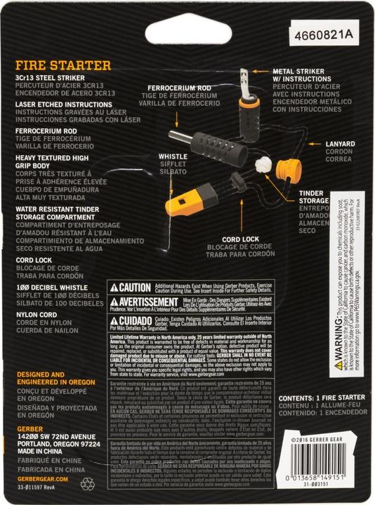 Produktbild Gerber Gear Feueranzünder Fire Starter